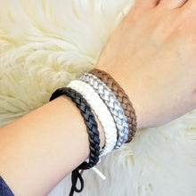 Aromatherapy Diffuser Braided Leather Bracelet PK1