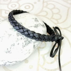 Aromatherapy Diffuser Braided Leather Bracelet PK2