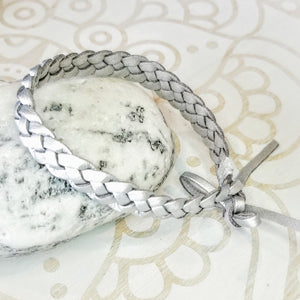 Aromatherapy Diffuser Braided Leather Bracelet PK1