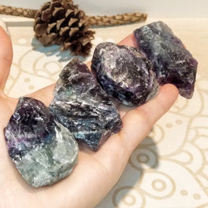 Rainbow Fluorite Rough - Medium